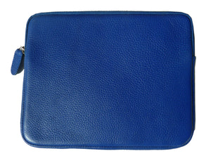 Ipad Case Pebble Grain Leather Cobalt Blue