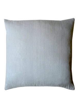 Thai Silk Solid Pillow Pale Grey