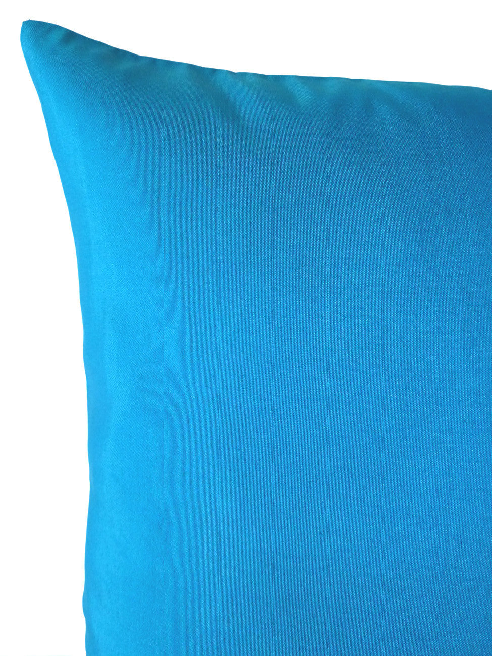 Thai Silk Solid Pillow Turquoise