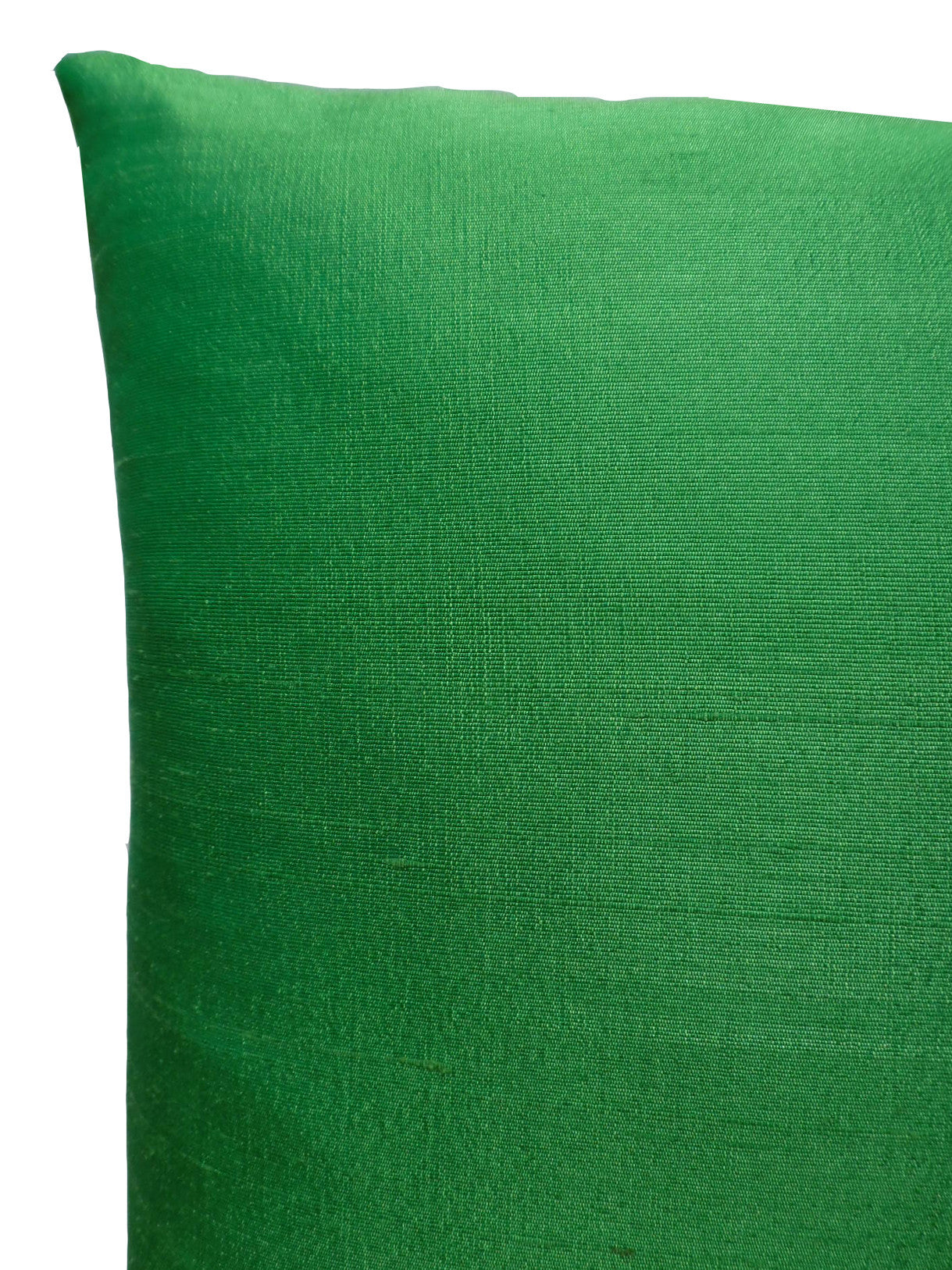 Thai Silk Solid Pillow Verde Vivo