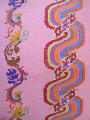 Burmese Silk Pillow Pink