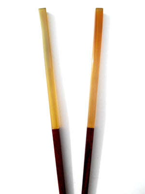 Chopsticks Rosewood And Mixed Horn 10Cm