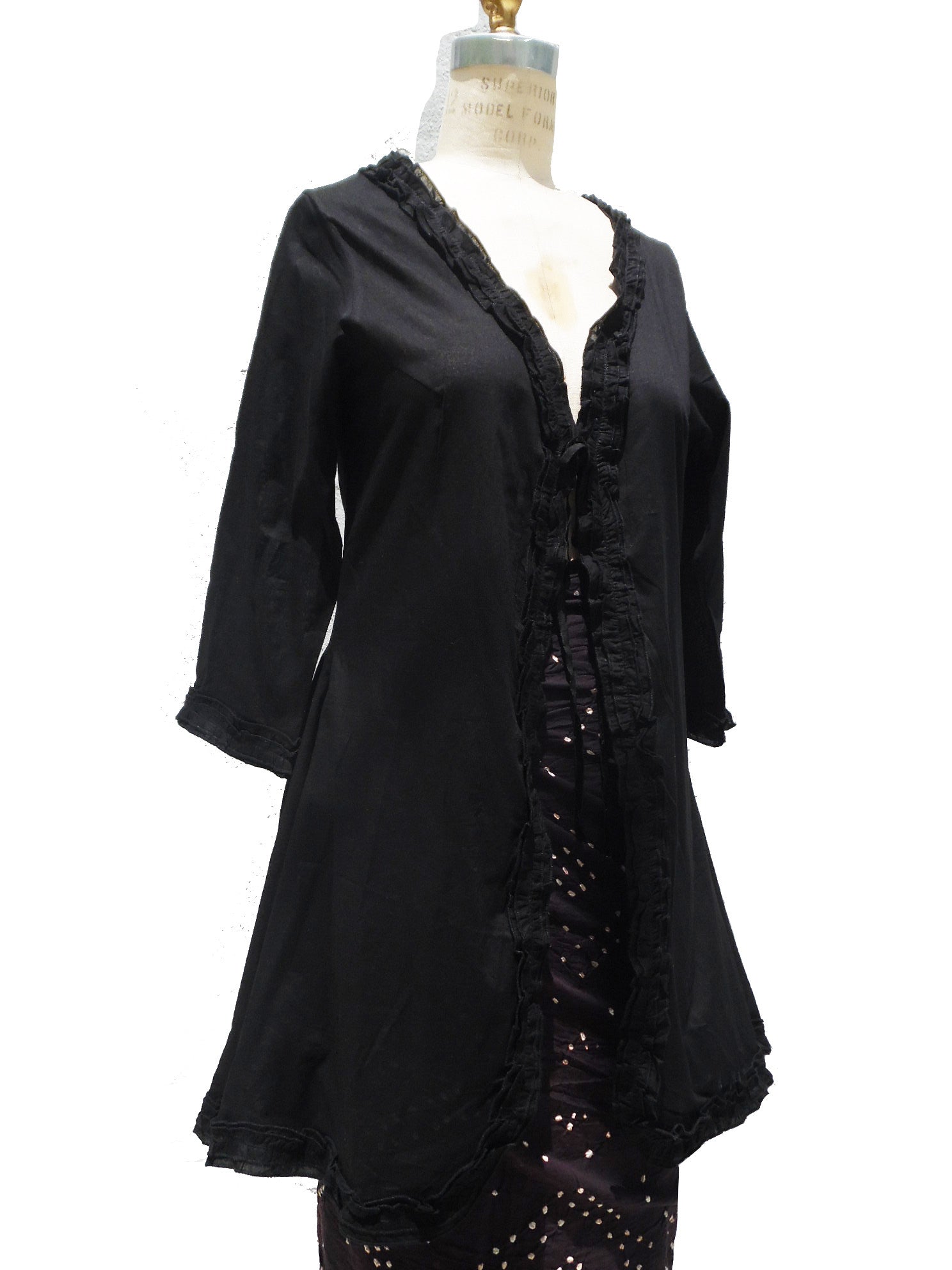 The Lala Beach Cover Up Black