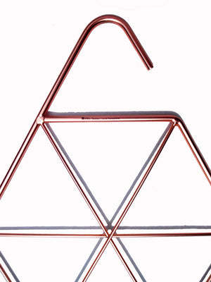 Accessory Hanger Organizer Copper Triangle