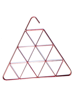 Accessory Hanger Organizer Copper Triangle