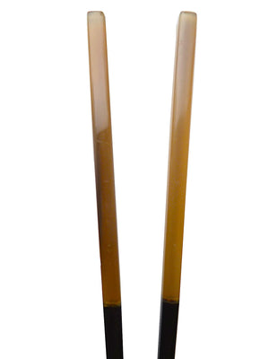 Chopsticks Ebony And Mixed Horn 10 Cm