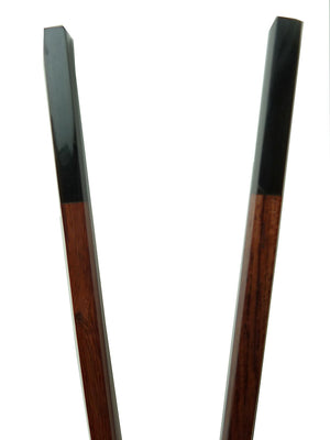 Chopsticks Rosewood And Black Horn 5Cm