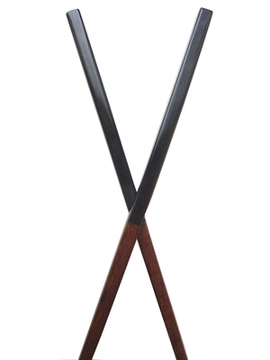 Chopsticks Rosewood And Black Horn 10Cm