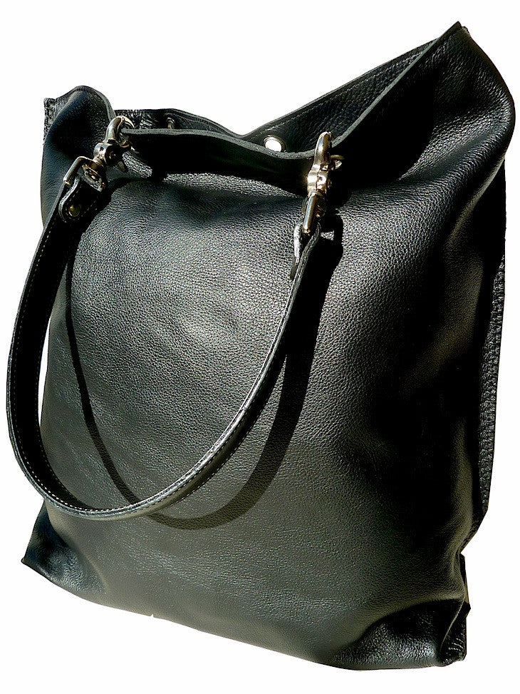 Gajumbo Tote Bag Napa Leather Black