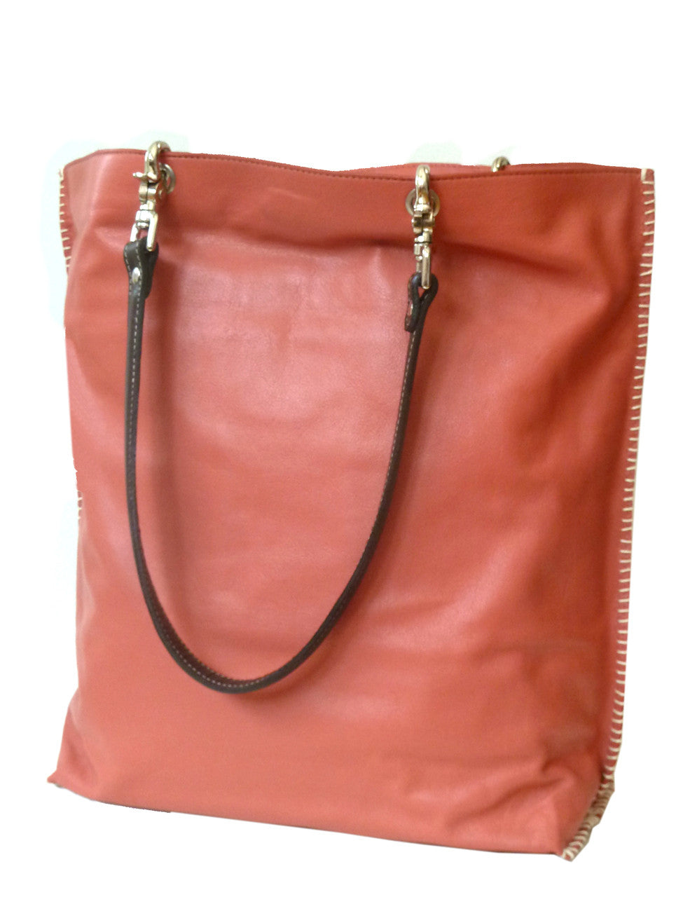Gajumbo Tote Bag Napa Leather Saffron