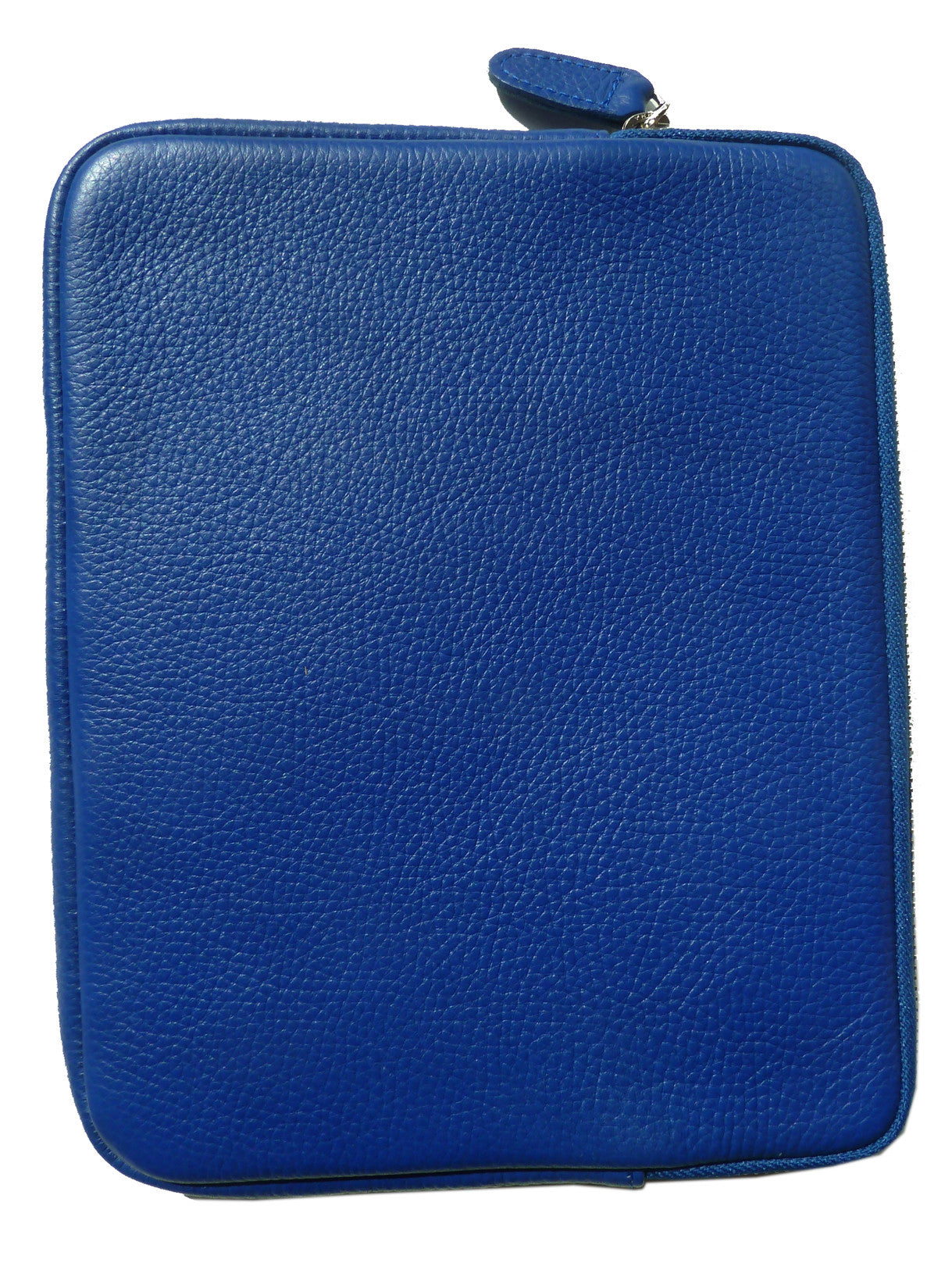 Ipad Case Pebble Grain Leather Cobalt Blue