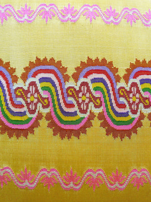 Burmese Silk Pillow Butter Swirl