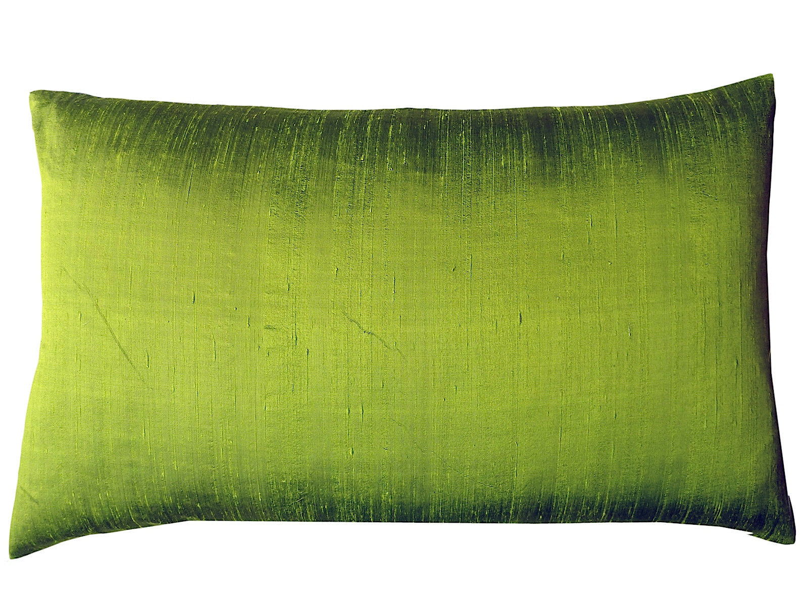 Thai Silk Modern Ikat King Size Pillows Sold As Pair Chartreuse Purple