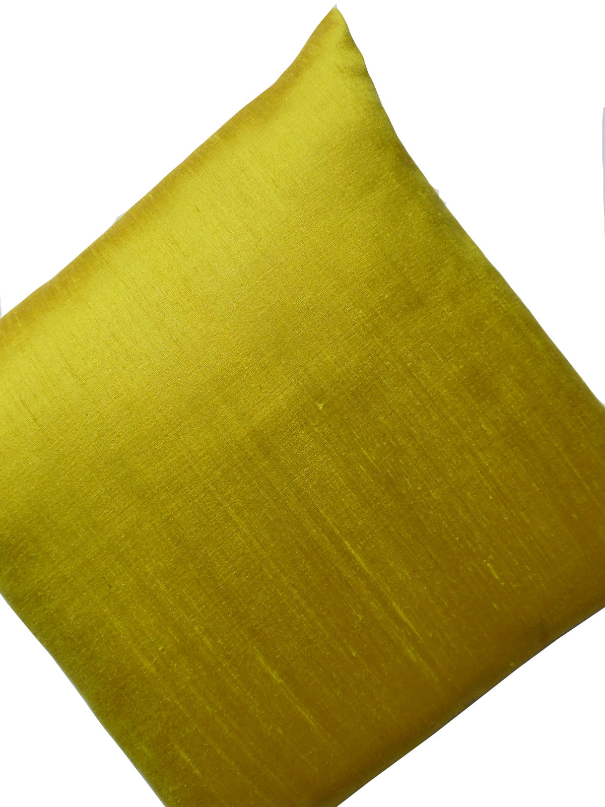 Thai Silk Solid Pillow Citrine