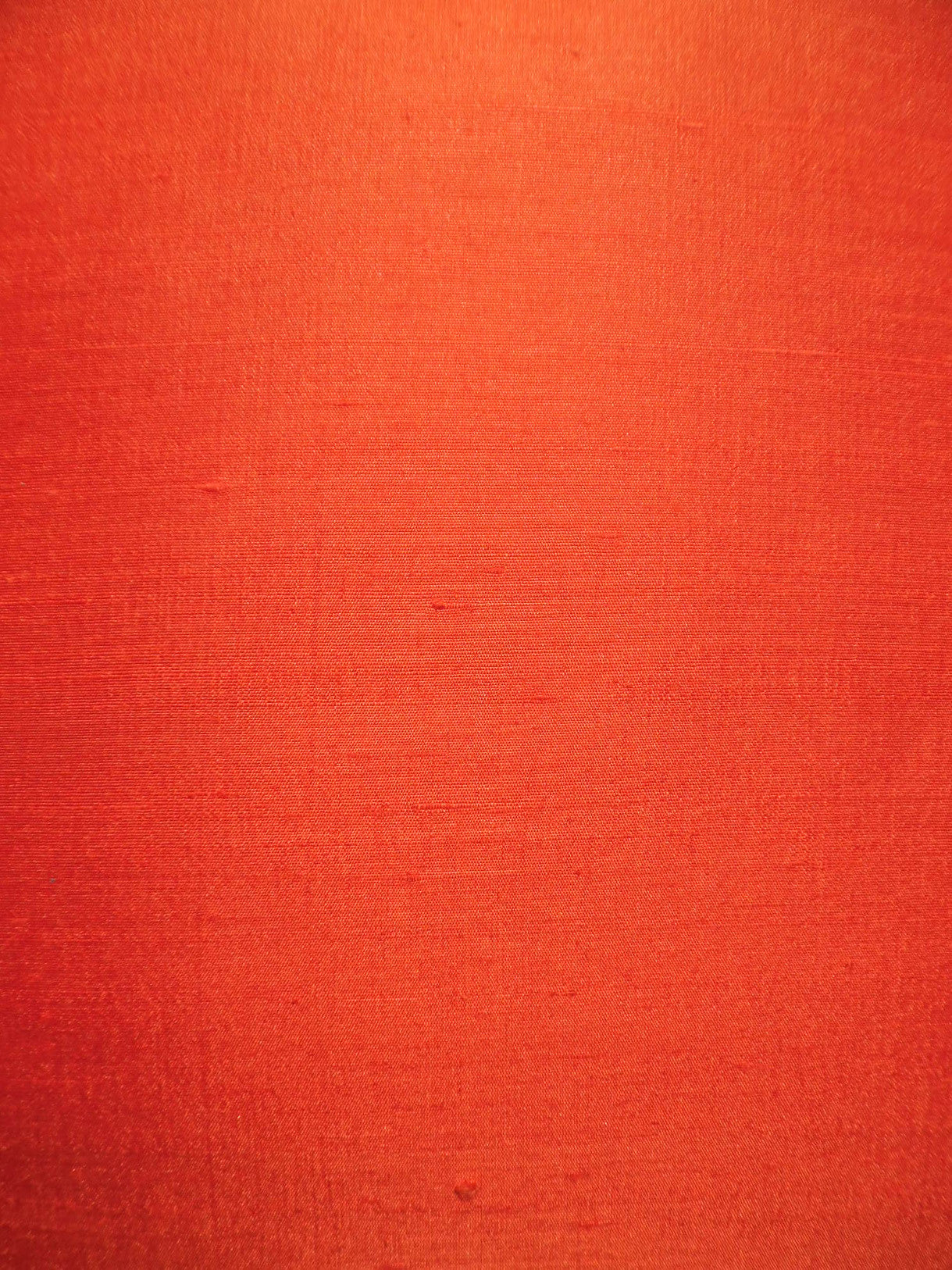 Thai Silk Solid Pillow Hot Orange