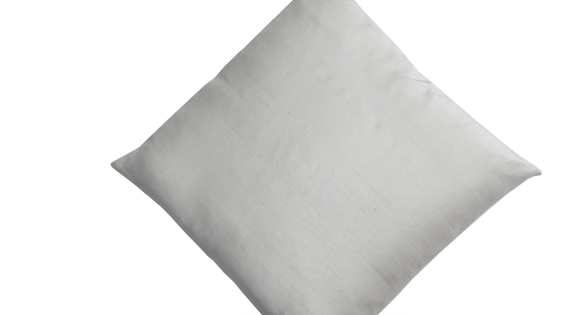 Thai Silk Solid Pillow Ivory