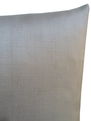 Thai Silk Solid Pillow Silver Cord