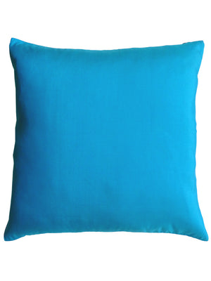 Thai Silk Solid Pillow Turquoise