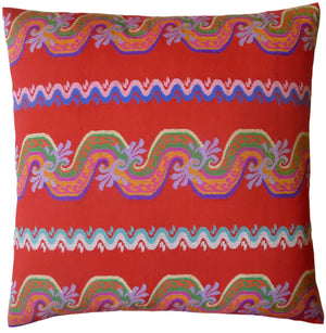 Burmese Silk Pillow Hawaiian Punch