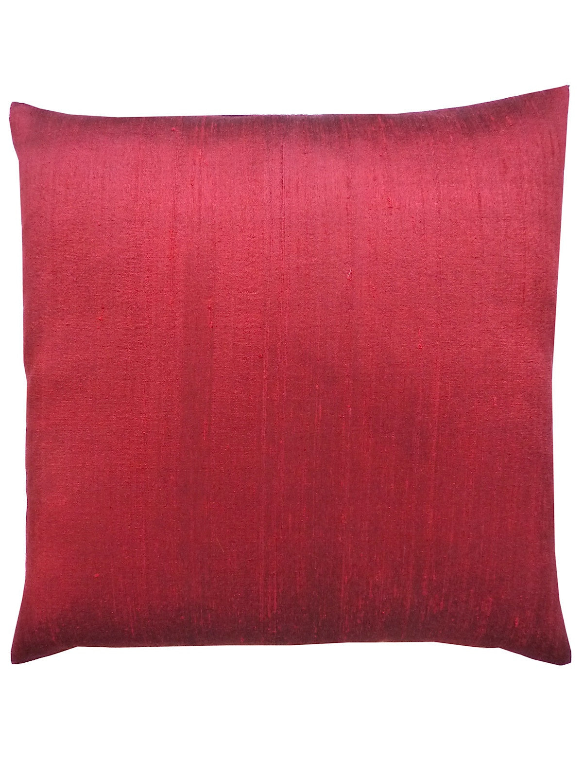 Thai Silk Modern Ikat Pillow Red Black