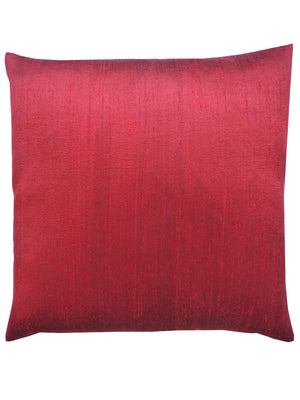 Thai Silk Modern Ikat Pillow Red Black