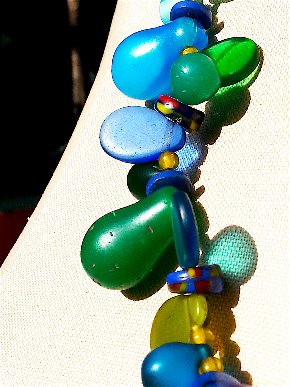 Necklace Mix Of African And Czech Glass