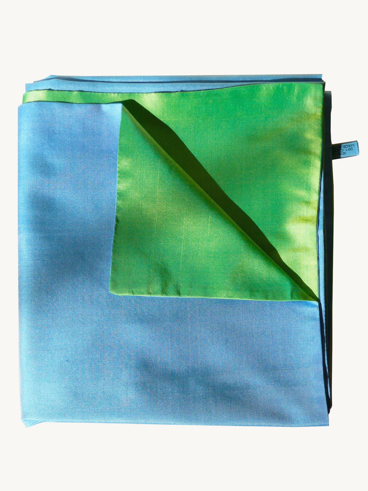 Double Sided Evening Shawl Blue Green Combinations