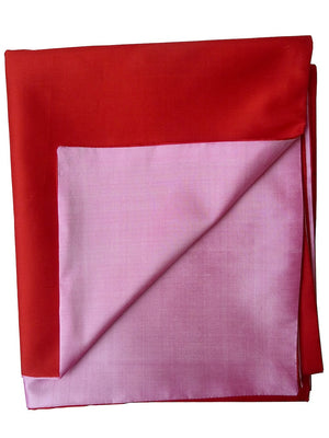 Double Sided Evening Shawl Red Candy Pink