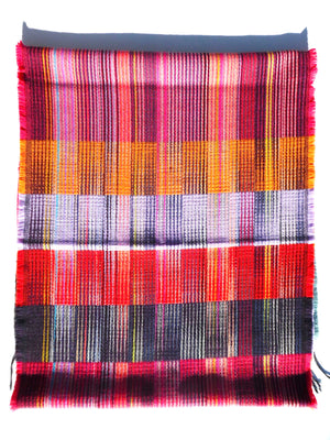 Scarf Lambswool Colorblock Large 2