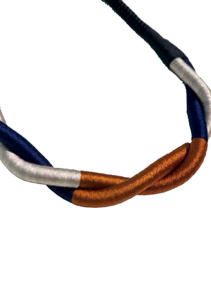 Modernist Necklace Twisted Strand