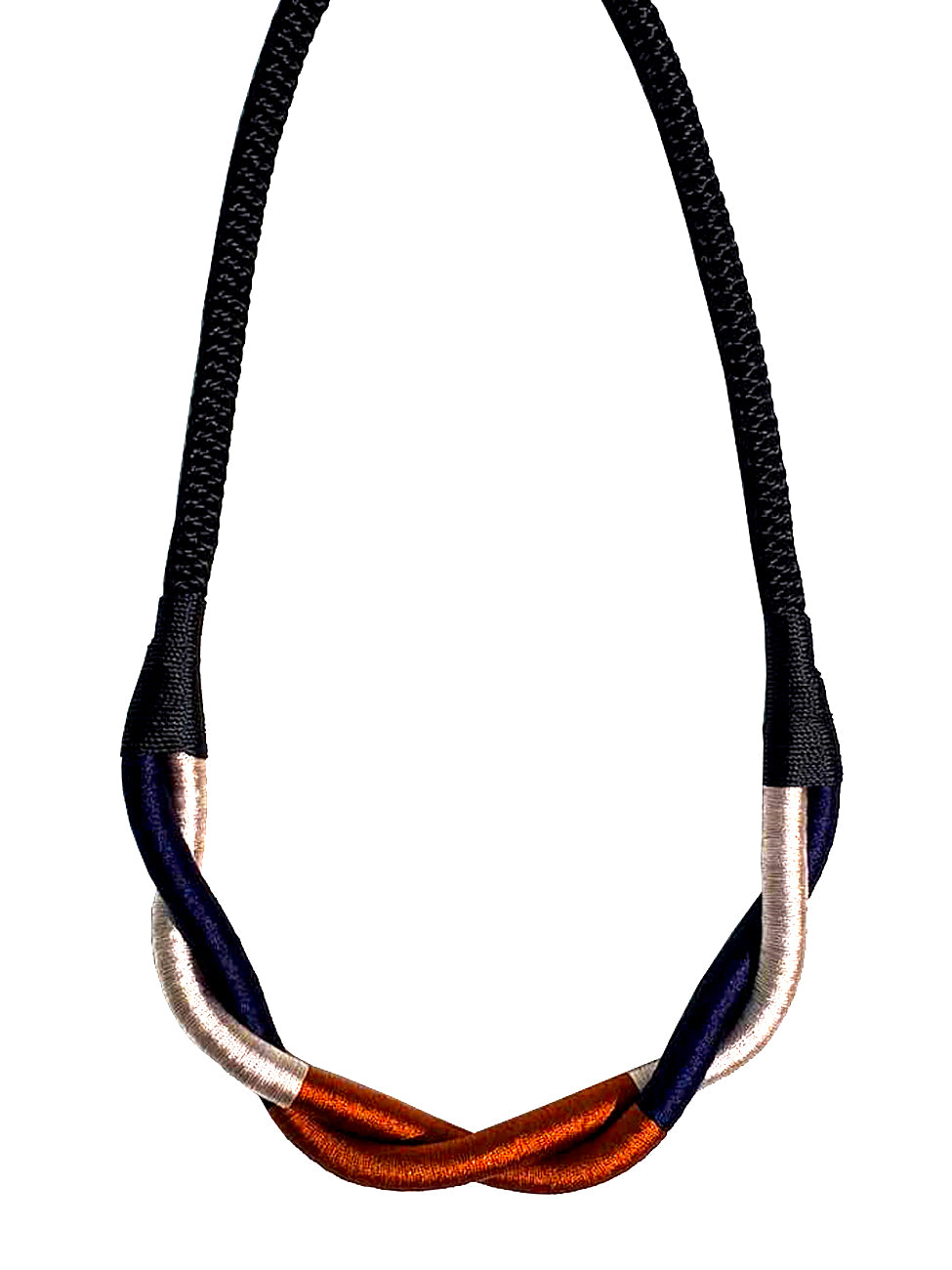 Modernist Necklace Twisted Strand