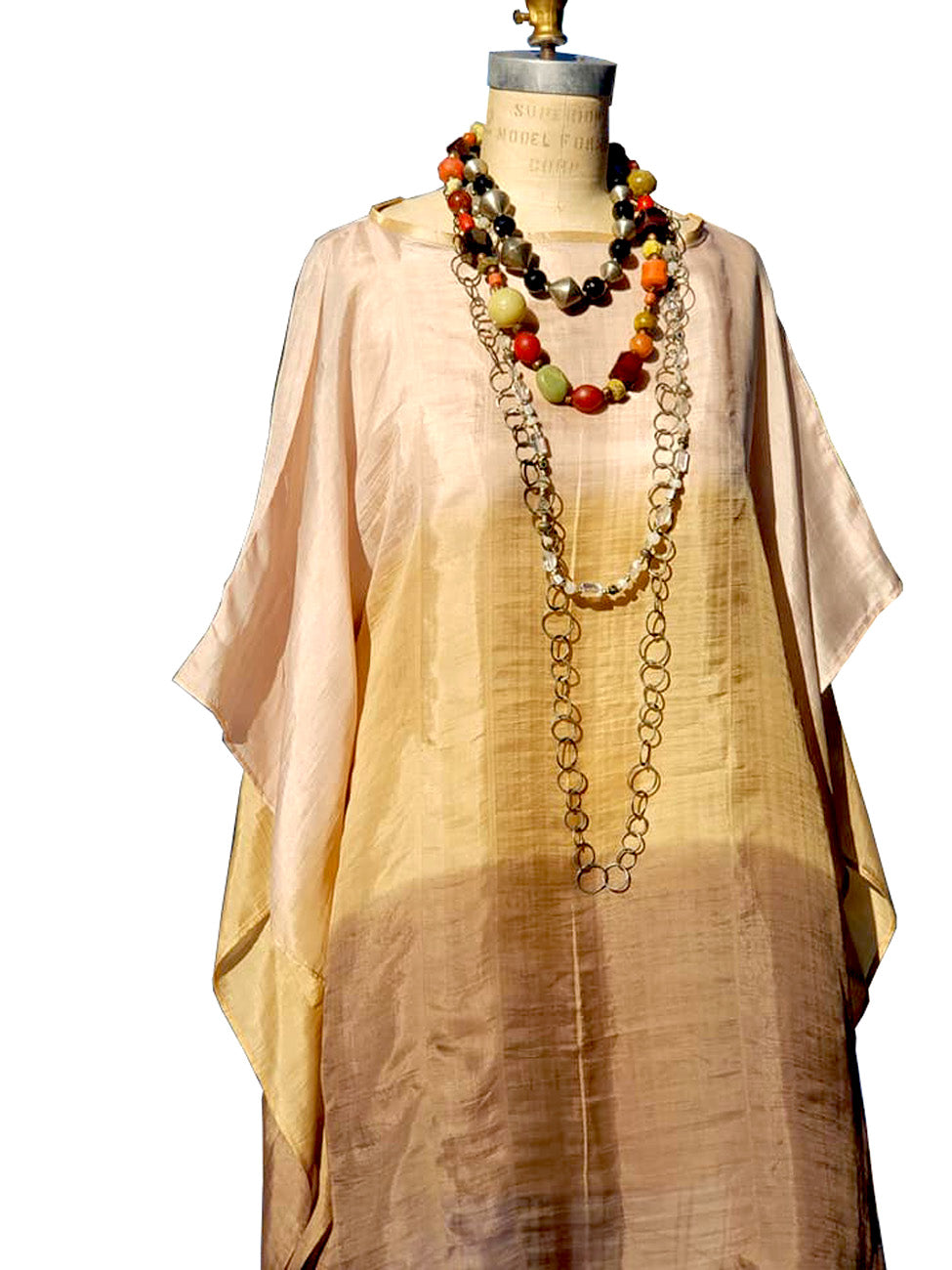 Silk Caftan Almost Famous Collection - Brown Eyed Girl