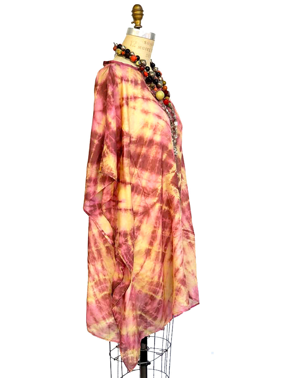 Silk Caftan Almost Famous Collection - Diamonds and Rust