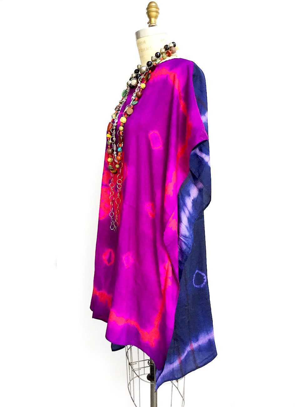 Silk Caftan Almost Famous Collection - Purple Rain