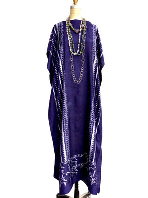 Silk Caftan Almost Famous Collection - Devil in a Blue Dress