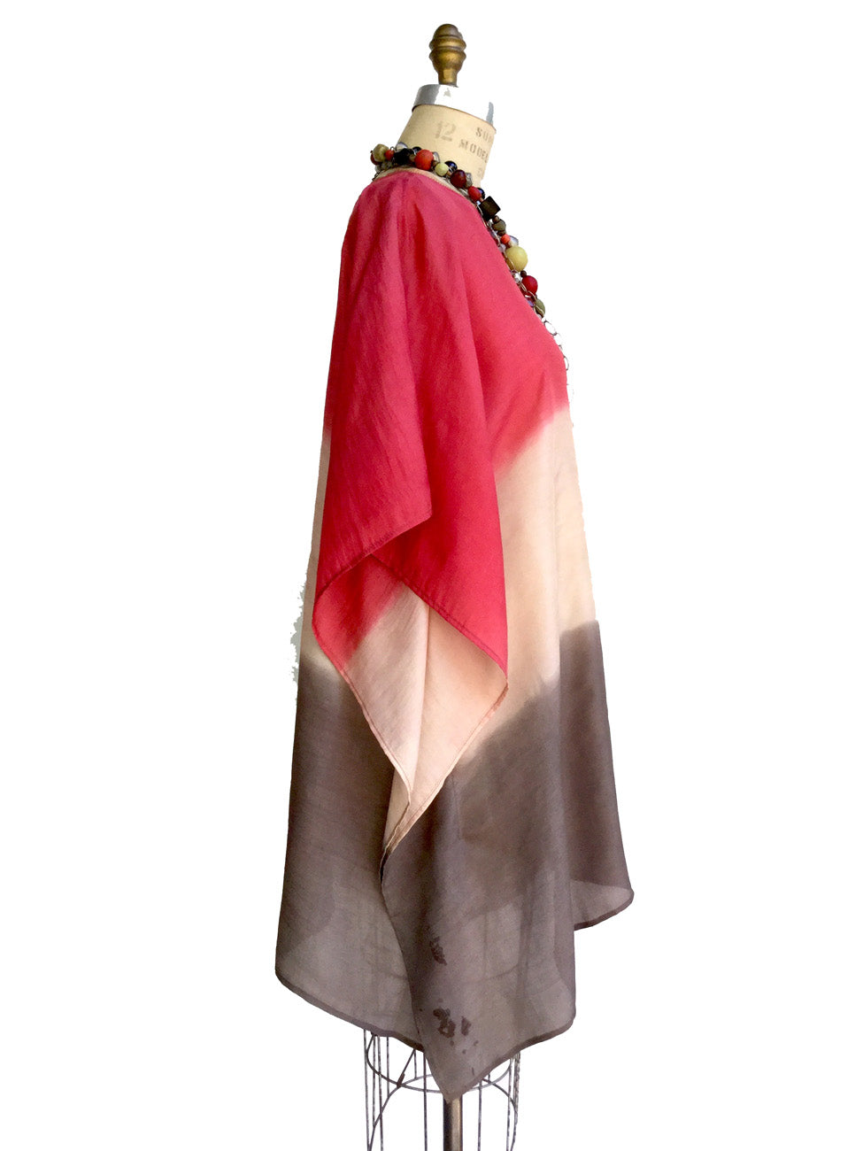 Silk Caftan Almost Famous Collection - Desert Rose