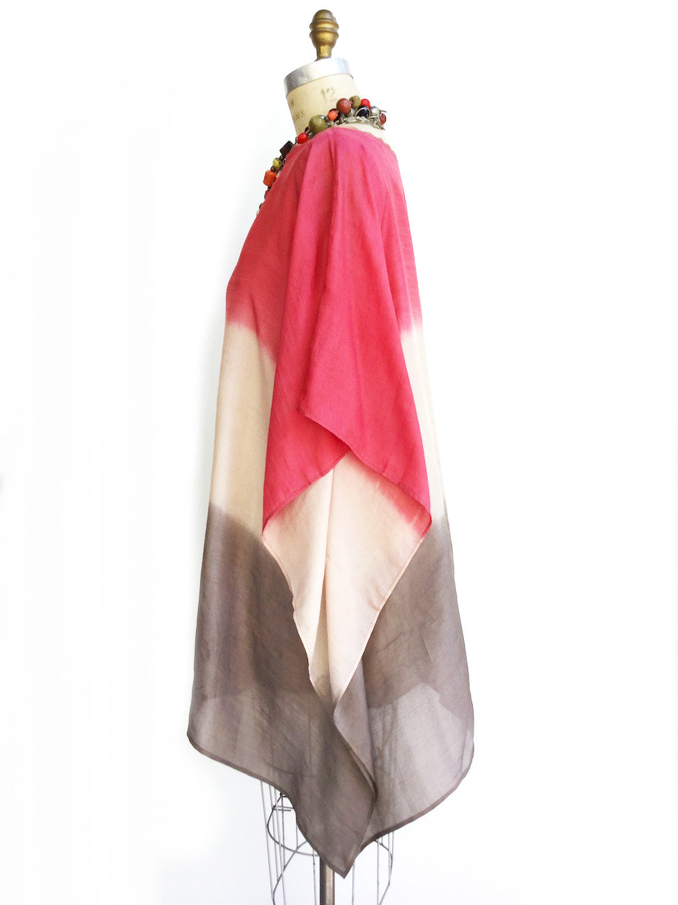 Silk Caftan Almost Famous Collection - Desert Rose