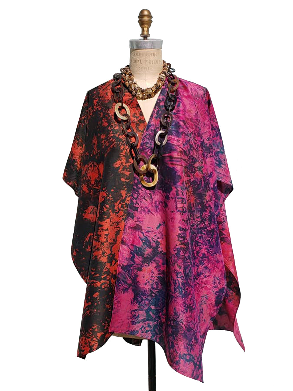 Silk Cape Almost Famous Collection - Magenta