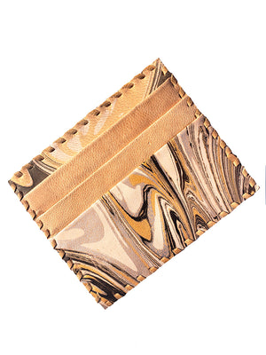 Card Case Marbled Leather