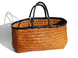 Woven Leather Market Tote - Advance Orders