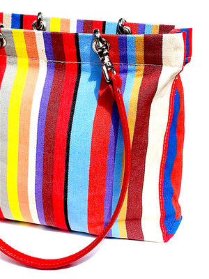 French Cotton Stripe Bags Multipstripe 4