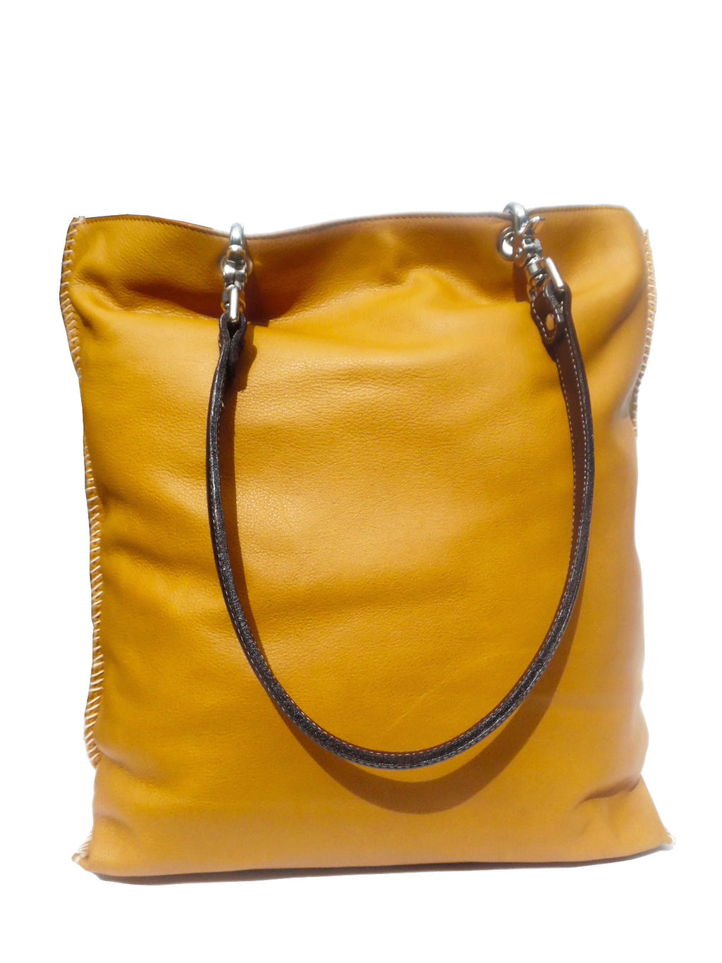 Gajumbo Tote Bag Napa Leather Golden Wheat
