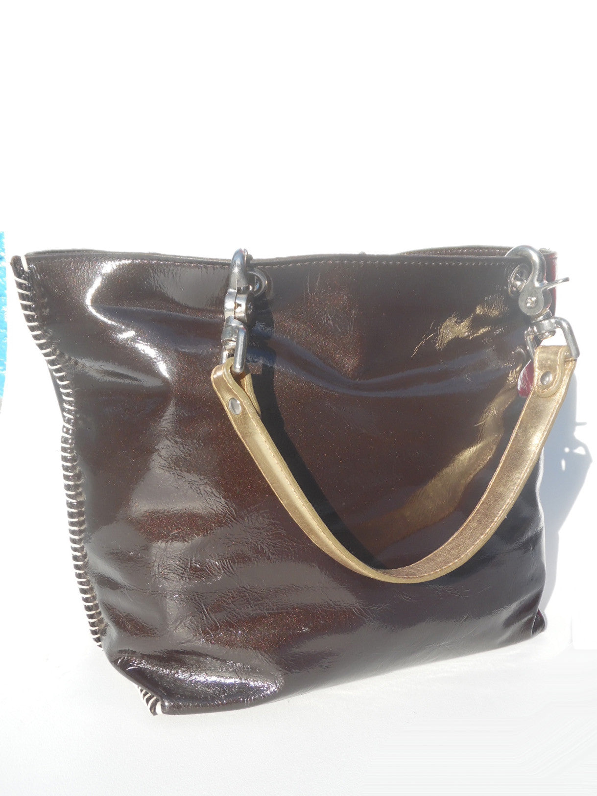 Gamidi Tote Bag Patent Leather