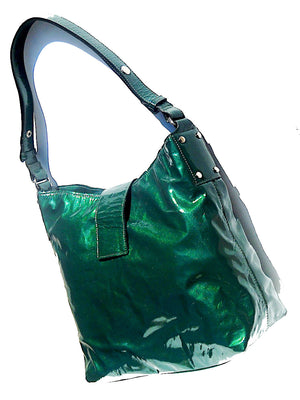 Hobo Crossbody Bag Patent Leather