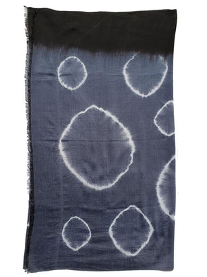 Large Washed Silk Tie Dye Shawl
