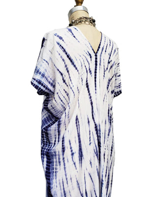 Cotton Shibori Maxi Dress