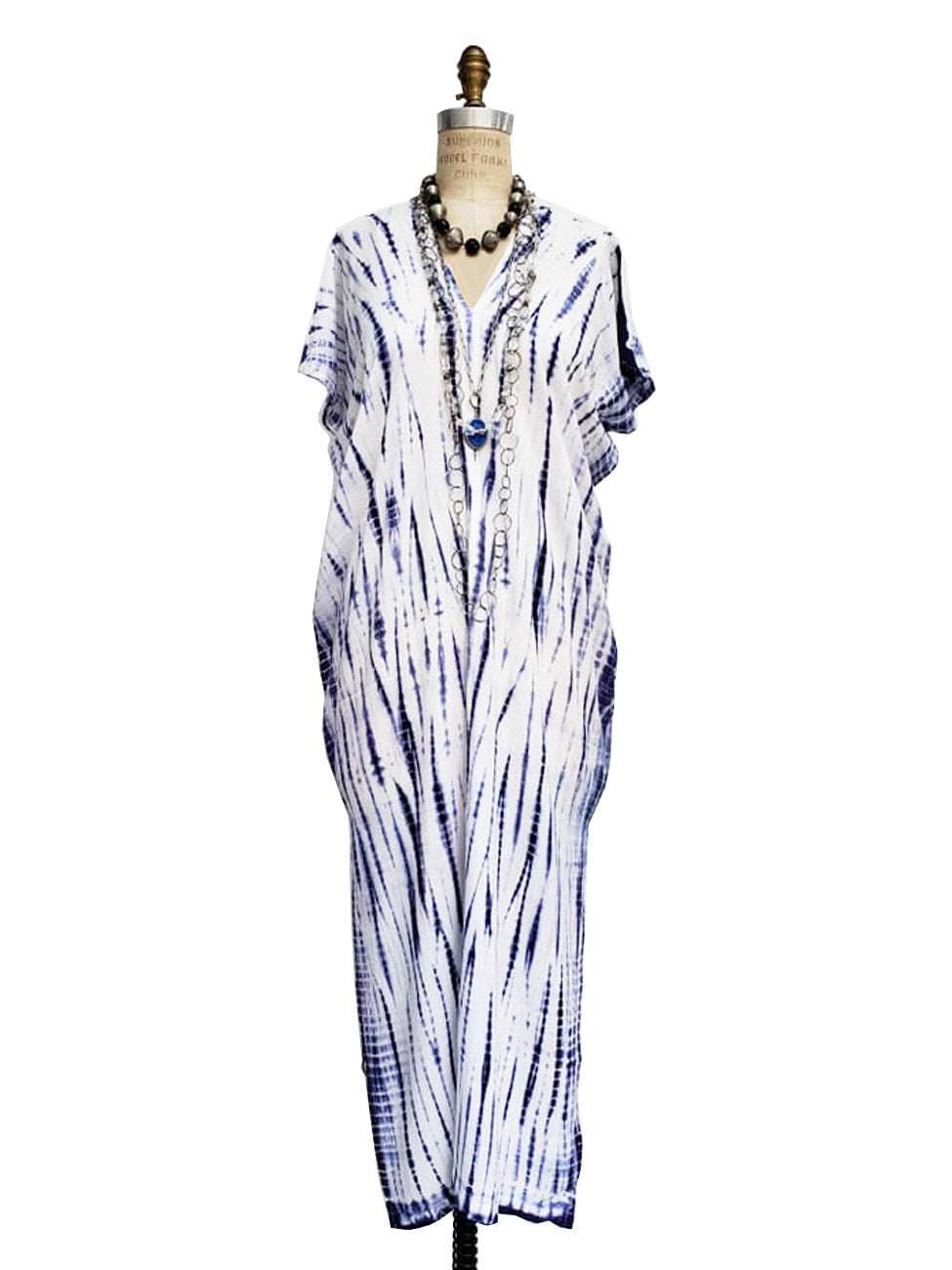 Cotton Shibori Maxi Dress