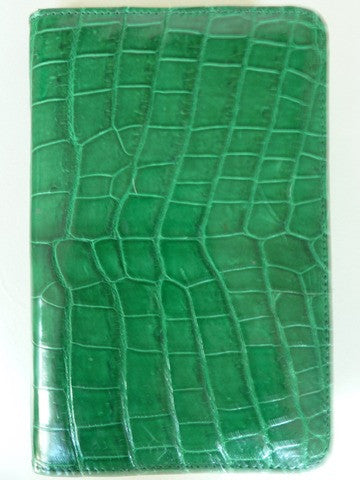 Crocodile Filofax Organizer Emerald
