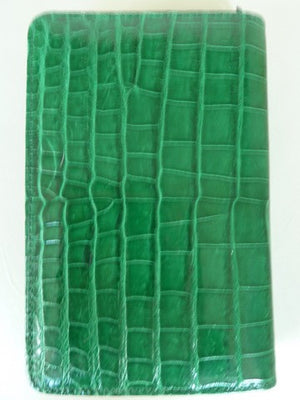 Crocodile Filofax Organizer Emerald