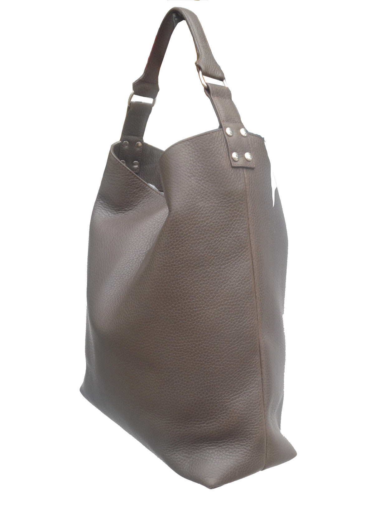 Pancho Hobo Bag In Pebble Grain Leather
